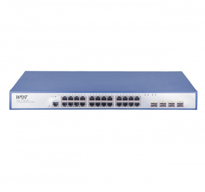 Управляемый коммутатор W&T-S77G-24P4X-L3M