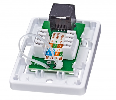 Розетка 1хRJ-45 8P8C