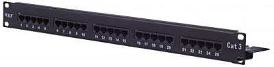 Патч-панель WT-2085, 25 портов RJ-45