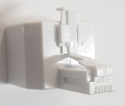 Разветвитель на две розетки RJ-11-2xRJ-11