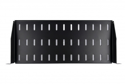 Полка консольная 19", 1U, 200 мм, черная