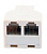 Разветвитель на две розетки RJ-11-2xRJ-11