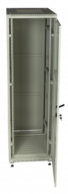 Шкаф 19'' телекоммуникационный серверный напольный 42U 800мм серый